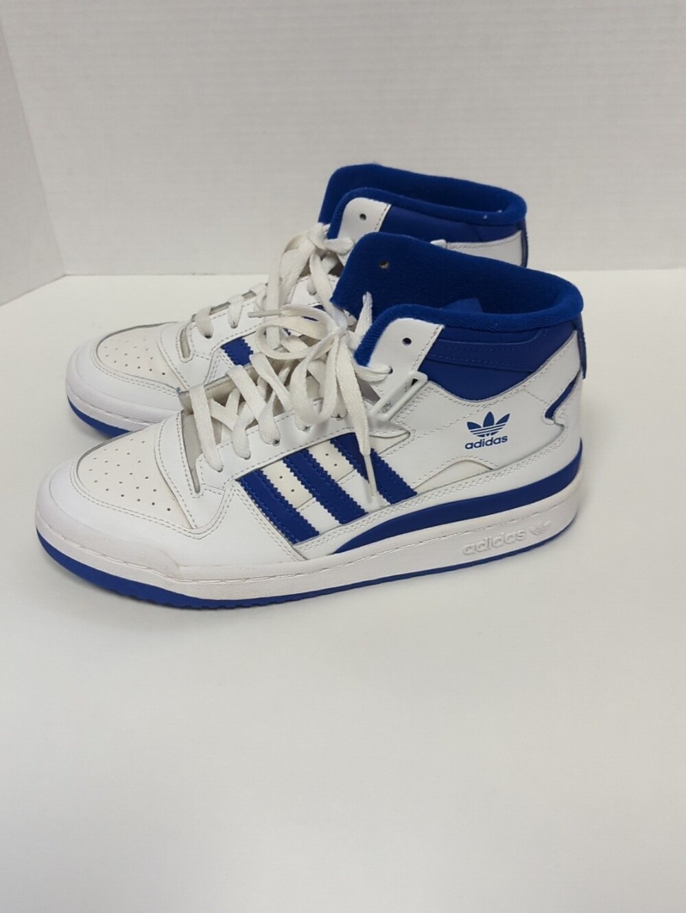 Adidas Forum Mid Sneakers Sz 6 Male Lace Up Colorway Blue White